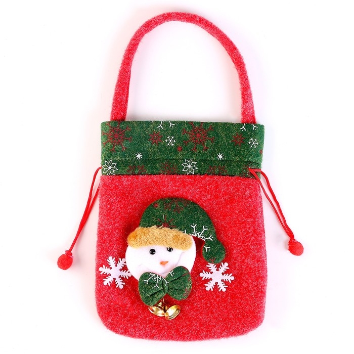 Мягкая сумка &laquo;Новый год&raquo;, 25 см, виды МИКС