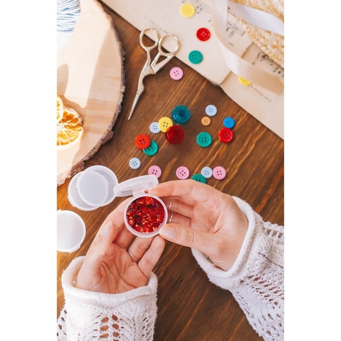 Контейнеры для хранения мелочей, d = 4,5 × 2,2 см, 4 шт Контейнеры для хранения мелочей, d = 4,5 × 2,2 см, 4 шт