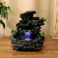 Фонтан "Прохлада" водопад, 11х18х23 см (с подсветкой, без шарика) Фонтан "Прохлада" водопад, 11х18х23 см (с подсветкой, без шарика)