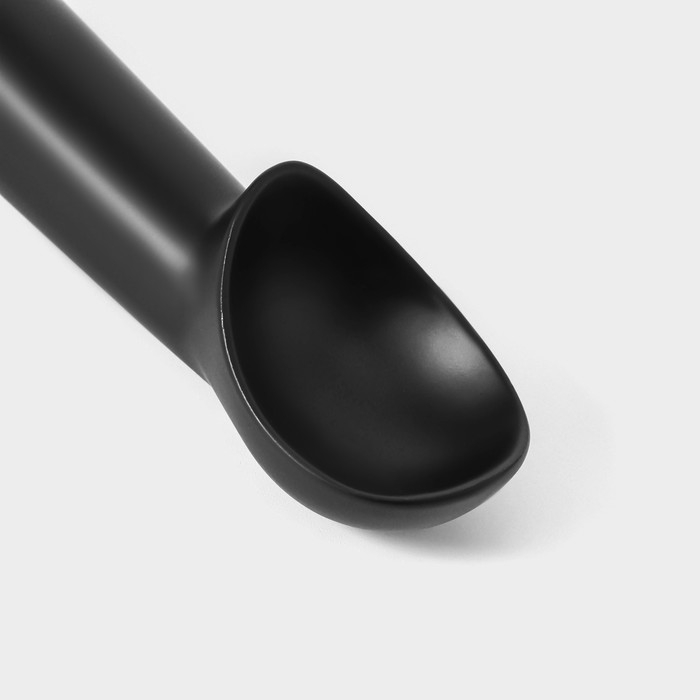 Ложка для мороженого Magistro Alum black, цвет чёрный Ложка для мороженого Magistro Alum black, цвет чёрный