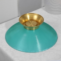 Блюдо сервировочное &laquo;Фьюжн&raquo; на металлической ножке, 24,5 х 24,5 х 9 см