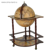 Глобус бар декоративный угловой "Карта Коломбо" 91х53х53 см Глобус бар декоративный угловой "Карта Коломбо" 91х53х53 см