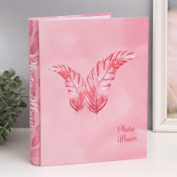 Фотоальбом на 200 фото 13х18 см "Пёрышки в дымке" в коробке МИКС 5,5х23х29,5 см