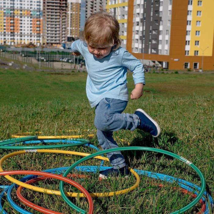 Обруч, диаметр 70 см, цвет жёлтый Обруч, диаметр 70 см, цвет жёлтый