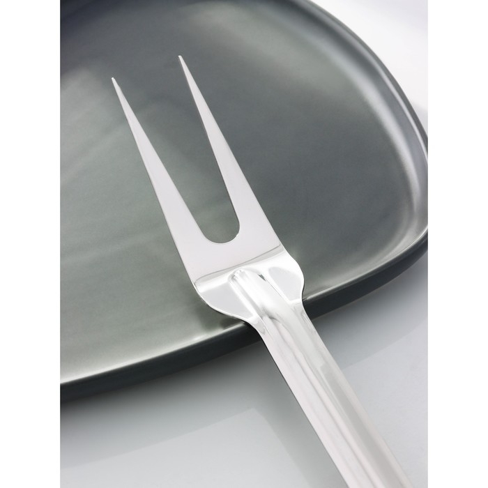 Вилка для мяса из нержавеющей стали Доляна &laquo;Индия&raquo;, 46,7&times;4 см, толщина 1,45 мм