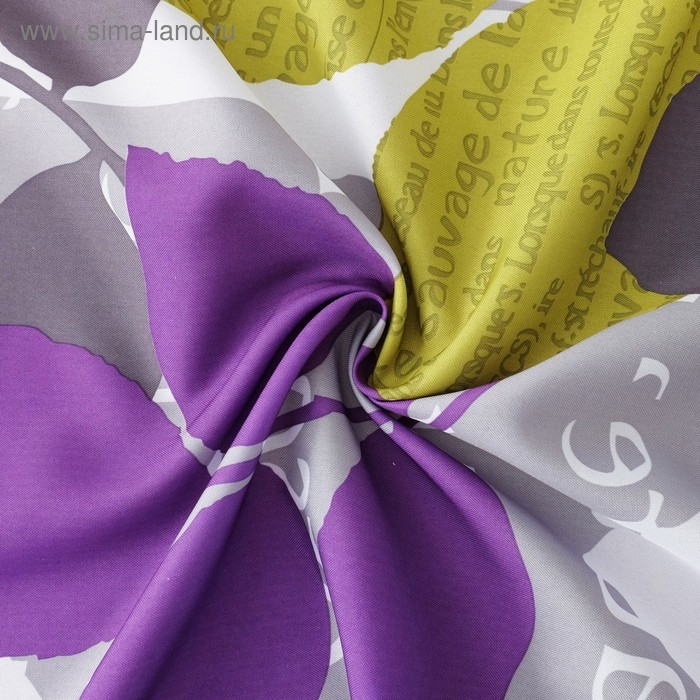 Скатерть Доляна &laquo;Листья&raquo; 150&times;220 см, 100% п/э