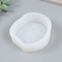 Молд силикон "Абстракция - круглое лицо" 9,4х8,5х3 см Молд силикон "Абстракция - круглое лицо" 9,4х8,5х3 см