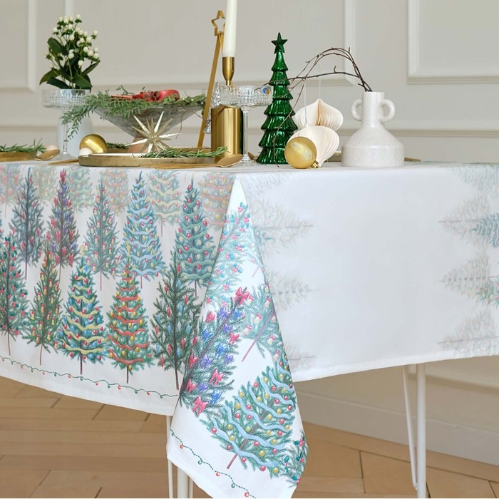 Скатерть Этель &laquo;Сказочный лес&raquo;, 149х220 см, 100% хл, саржа 190 г/м2