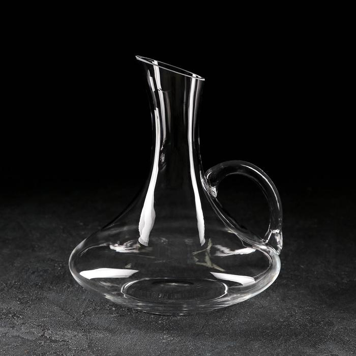 Декантер стеклянный с ручкой &laquo;Мэрло&raquo;, 1,9 л