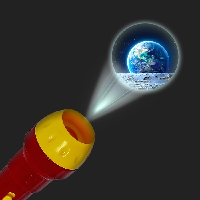 Проектор-фонарик &laquo;Космос&raquo;, 3 слайда, 24 картинки, МИКС