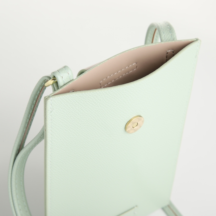 Сумка женская, кросс-боди, на магните, цвет зелёный