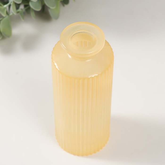 Диффузор для эфирных масел "Вертикаль" 135 мл матовый жёлтый 5х5х13 см
