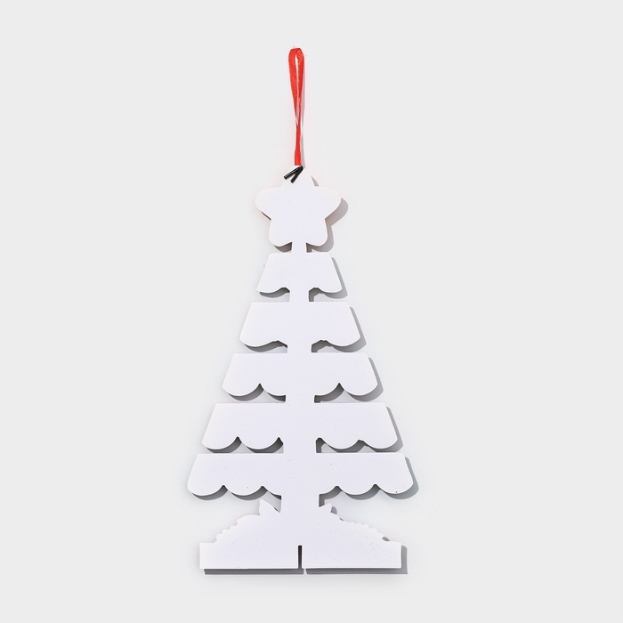 Декоративное  украшение (подвеска) "Новогодняя ёлка" 40х22,5 см