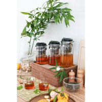 Чайник стеклянный заварочный Magistro «Мантана», 900 мл, с пластиковым ситом Чайник стеклянный заварочный Magistro «Мантана», 900 мл, с пластиковым ситом