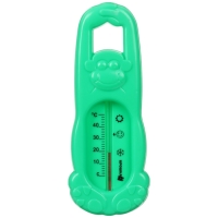 Термометр для ванной &laquo;Обезьянка&raquo;, цвет МИКС желтый/зеленый