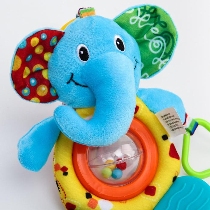 Подвеска - погремушка &laquo;Тигр&raquo;, с прорезывателем, на кроватку, коляску, Крошка Я