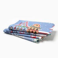 Набор кухонных полотенец &laquo;Доляна&raquo; Время чудес 35х60см-4шт, 100% хл