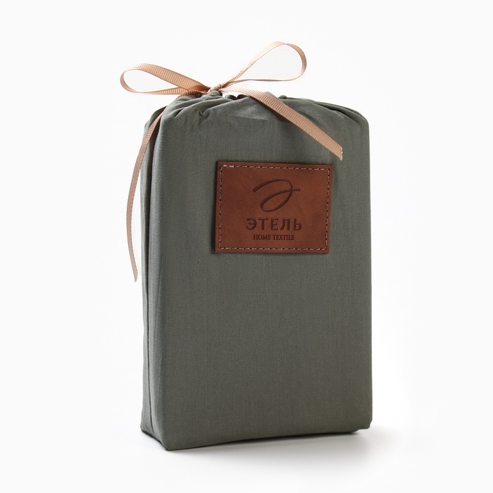 Комплект наволочек Этель 50*70 см - 2 шт, цв.темно-зеленый, жатый хлопок,140гр/м2 Комплект наволочек Этель 50*70 см - 2 шт, цв.темно-зеленый, жатый хлопок,140гр/м2