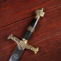 Кортик "Звезда Давида", золото/синий, 10х40 см Кортик "Звезда Давида", золото/синий, 10х40 см