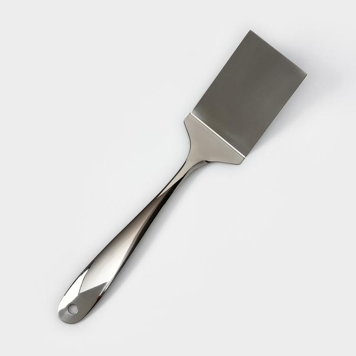 Лопатка из нержавеющей стали Доляна Everyday, 35&times;7,5 см, толщина 3 мм, цвет серебряный