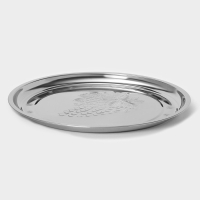 Поднос из нержавеющей стали &laquo;Виноградная лоза&raquo;, 36&times;2,5 см