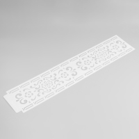 Трафарет бордюрный пластик "Цветочный орнамент" 60х12 см Трафарет бордюрный пластик "Цветочный орнамент" 60х12 см