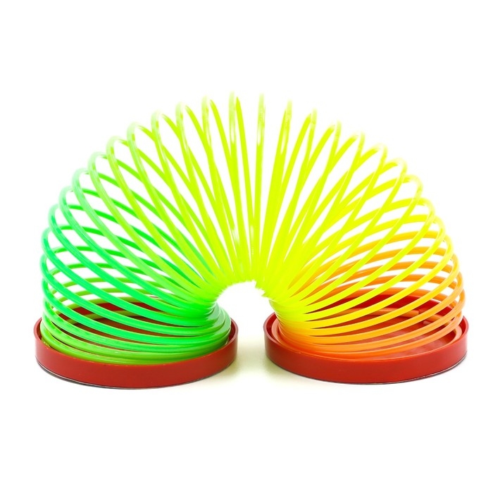 Новый год! Пружинка радуга &laquo;Новый год и змейка&raquo;, цвета МИКС, d.-5см, новогодний подарок