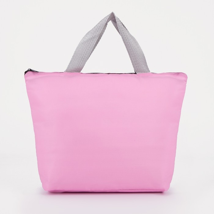 Термосумка на молнии 3,8 л, цвет розовый