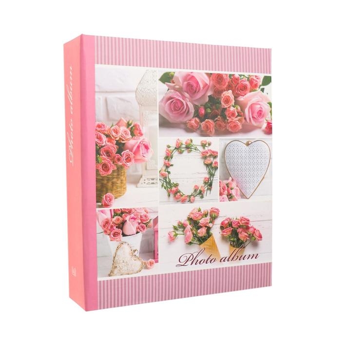 Фотоальбом на 200 фото "Розовые букеты"