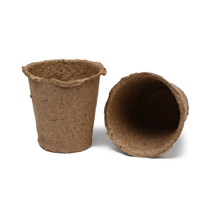 Торфяной горшок, 250 мл, 8 &times; 8 см, набор 20 шт., Greengo