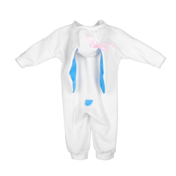 Карнавальный костюм для малышей «Зайчик с голубыми ушами», велюр, хлопок, рост 74-92 см Карнавальный костюм для малышей «Зайчик с голубыми ушами», велюр, хлопок, рост 74-92 см