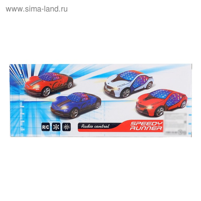 Машина радиоуправляемая &laquo;Патруль&raquo;, работает от батареек, световые эффекты, цвета МИКС