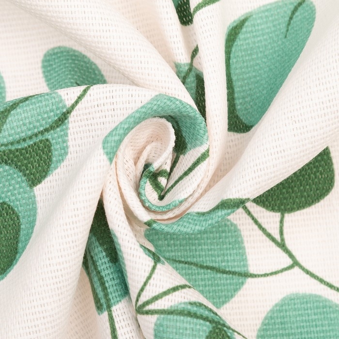 Скатерть Доляна &laquo;Эвкалипт&raquo; 149х220 см, 100% хлопок, рогожка 164 г/м2