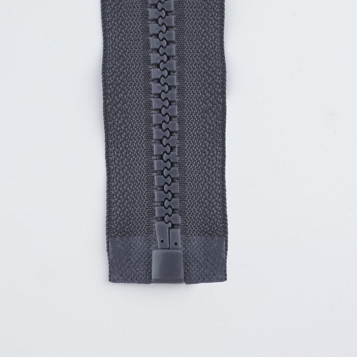 Молния &laquo;Трактор&raquo;, №8, разъёмная, замок автомат, 90 см, цвет тёмно-серый