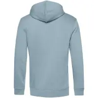 Толстовка с капюшоном унисекс BNC Inspire (Organic), серо-голубая, размер S