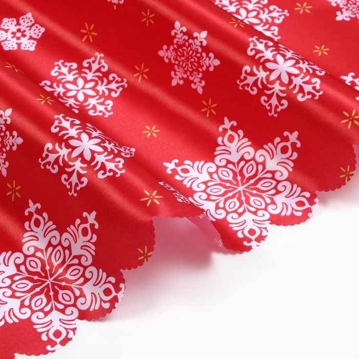 Скатерть Доляна "Snow" 145х180 см, 100% п/э