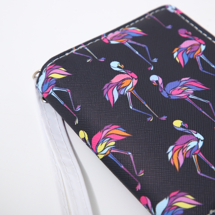 Кошелёк детский на молнии &laquo;Выбражулька&raquo;, цвет чёрный