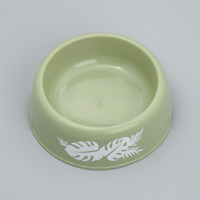 Миска пластиковая &laquo;Тропики&raquo;, 250 мл, оливковая