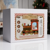 Светодиодная фигура «Паровоз» 31 × 24 × 15 см, пластик, батарейки ААх3 (не в комплекте), USB, свечение белое Светодиодная фигура «Паровоз» 31 × 24 × 15 см, пластик, батарейки ААх3 (не в комплекте), USB, свечение белое