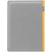 Ежедневник Spain Shall, недатированный, серый с желтым