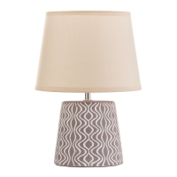 Настольная лампа "Маура" Е14 40Вт кофе 23х23х33 см RISALUX Настольная лампа "Маура" Е14 40Вт кофе 23х23х33 см RISALUX