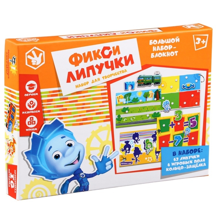 Игра развивающая на липучках "Изучаем окружающий мир", Фиксики