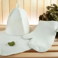 Набор для бани «Парилка», белый Набор для бани «Парилка», белый