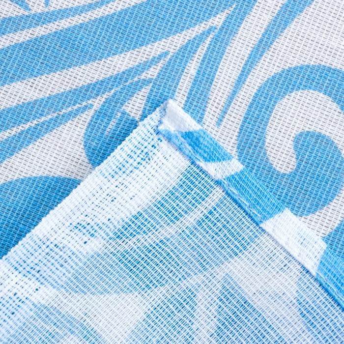 Простыня 1,5 сп Экономь и Я 150*215&plusmn;3 "Танец ветра" цв.голубой,100 гр/м2,100%хлопок,бязь