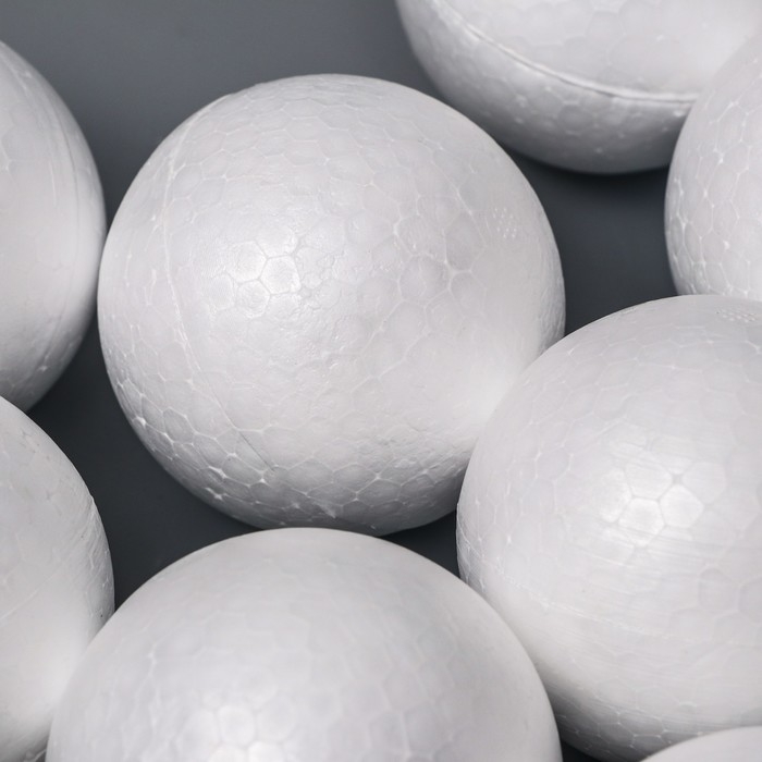 Набор шаров из пенопласта, 7 см, 20 штук
