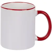 Кружка Rimo для сублимационной печати, красная Кружка Rimo для сублимационной печати, красная