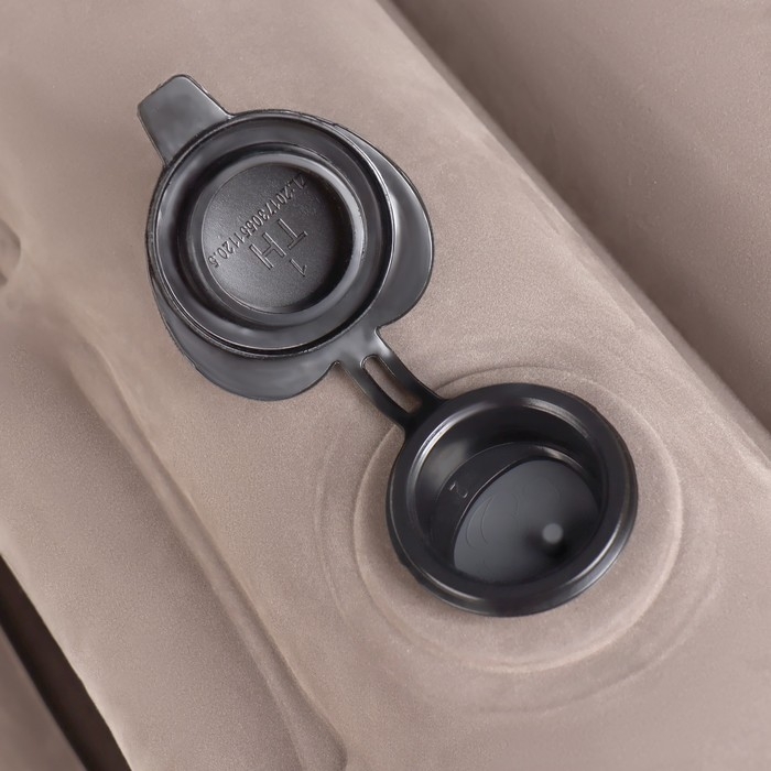 Подушка надувная, 50 &times; 35 &times; 30 см, в чехле, цвет серый