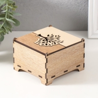 Шкатулка комбинированная "Дерево" 10,5х10х7 см Шкатулка комбинированная "Дерево" 10,5х10х7 см