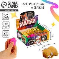 Антистресс сквиш мялка «Собачки» , в шоубоксе Антистресс сквиш мялка «Собачки» , в шоубоксе