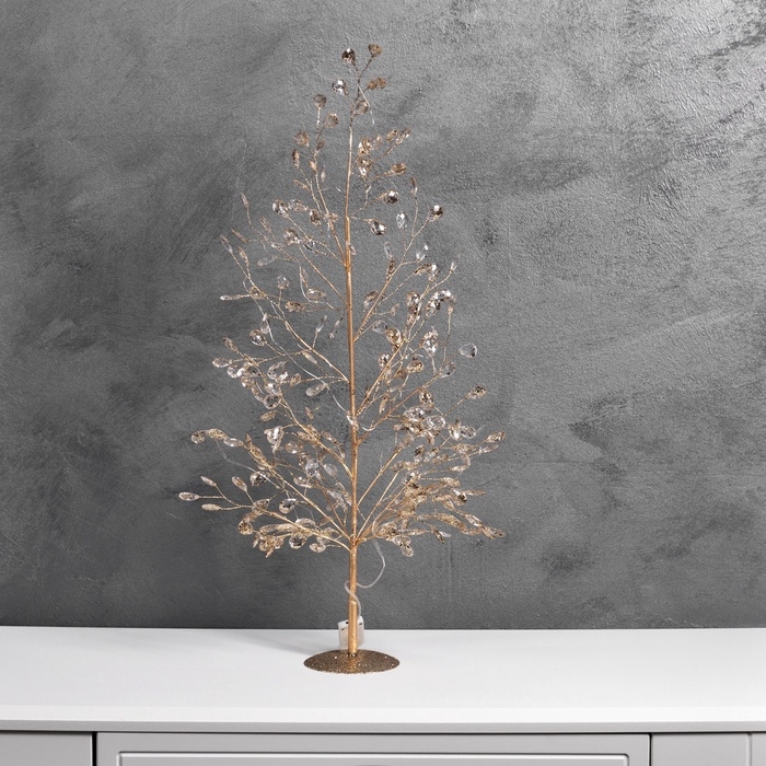 Фигура светодиодная Фигура светодиодная "Застывшие кристаллы" 55x30x3 см, 20 LED, CR2032x2 (в компл.), Т/БЕЛЫЙ 1048785